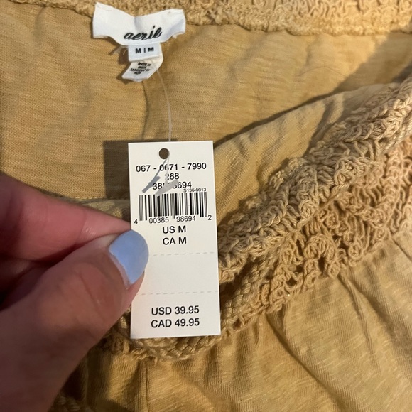 NWT - Aerie Flirty Crochet Shorts - Super cite crochet waistband -Size M… - Picture 5 of 14